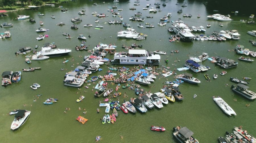 Gavin Adcock hosts listening party on Old Hickory Lake