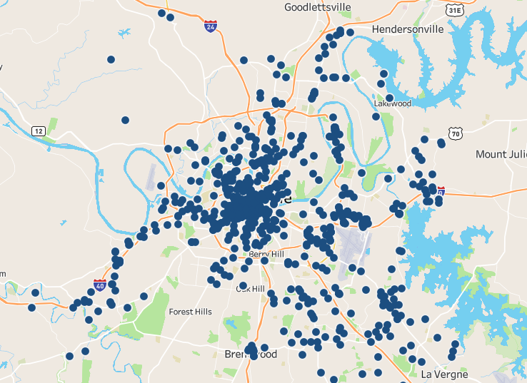 'Keeping your firearm in a locked vehicle is not safe storage': Hundreds of firearms stolen from cars across Nashville